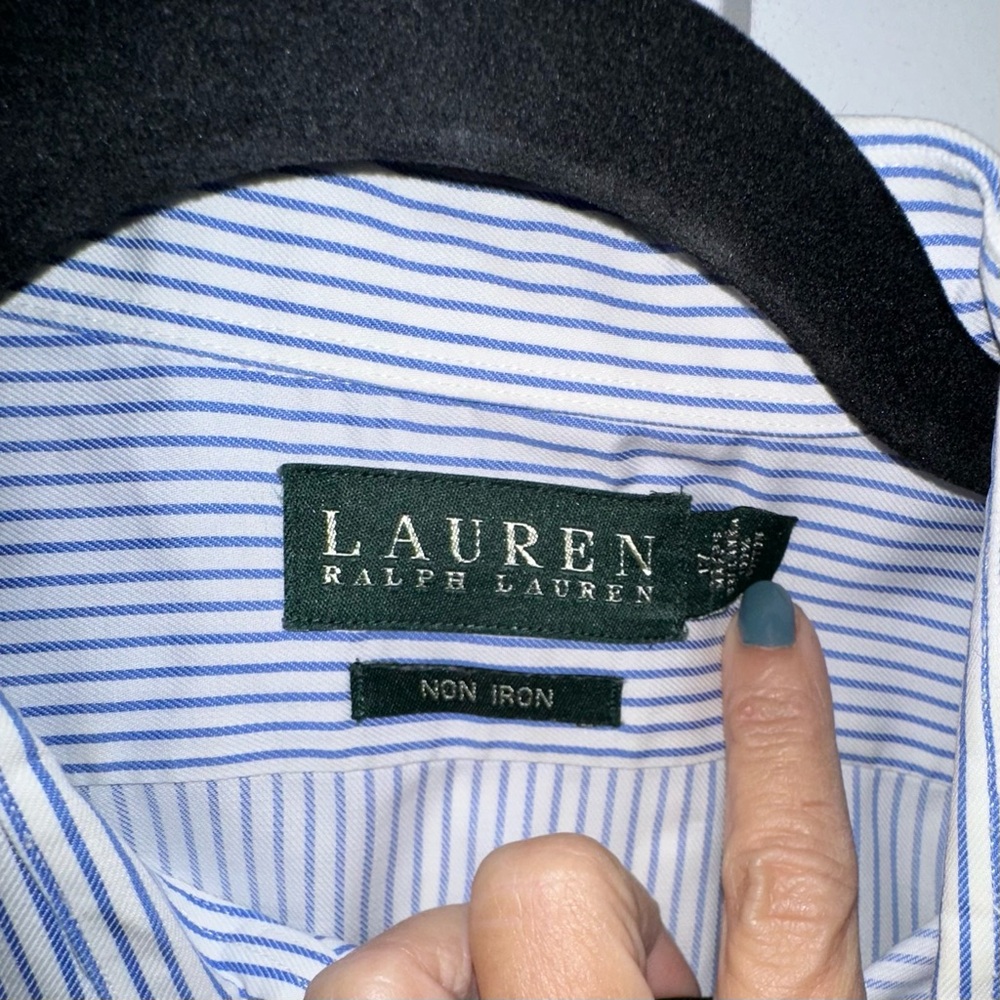 Ralph Lauren Blue Dress Shirt - Picture 2 of 6